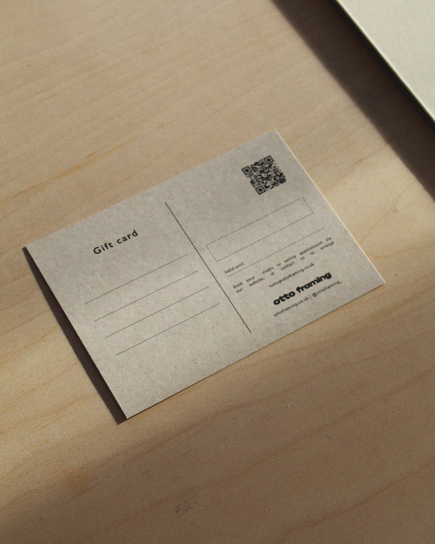 Gift card